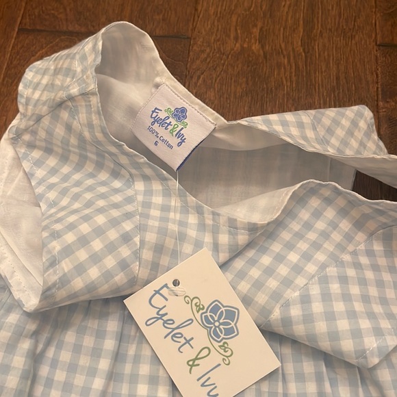 NWT Eyelet & Ivy Mary Marshall Jumper in Dandy Apples -sz 6 - price is firm - Picture 6 of 8